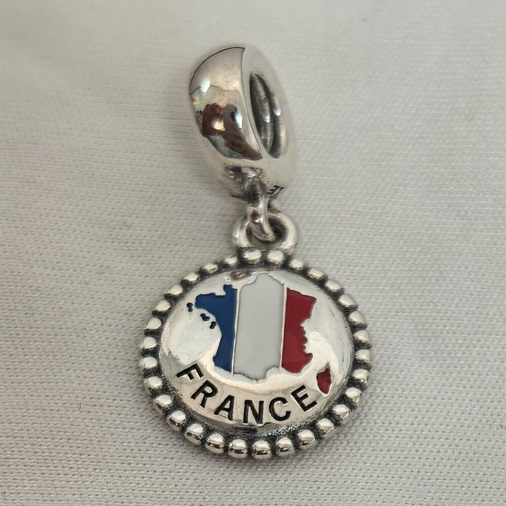 Pandora FRANCE Exclusive Charm Pendant, S925 Silver Jewelry